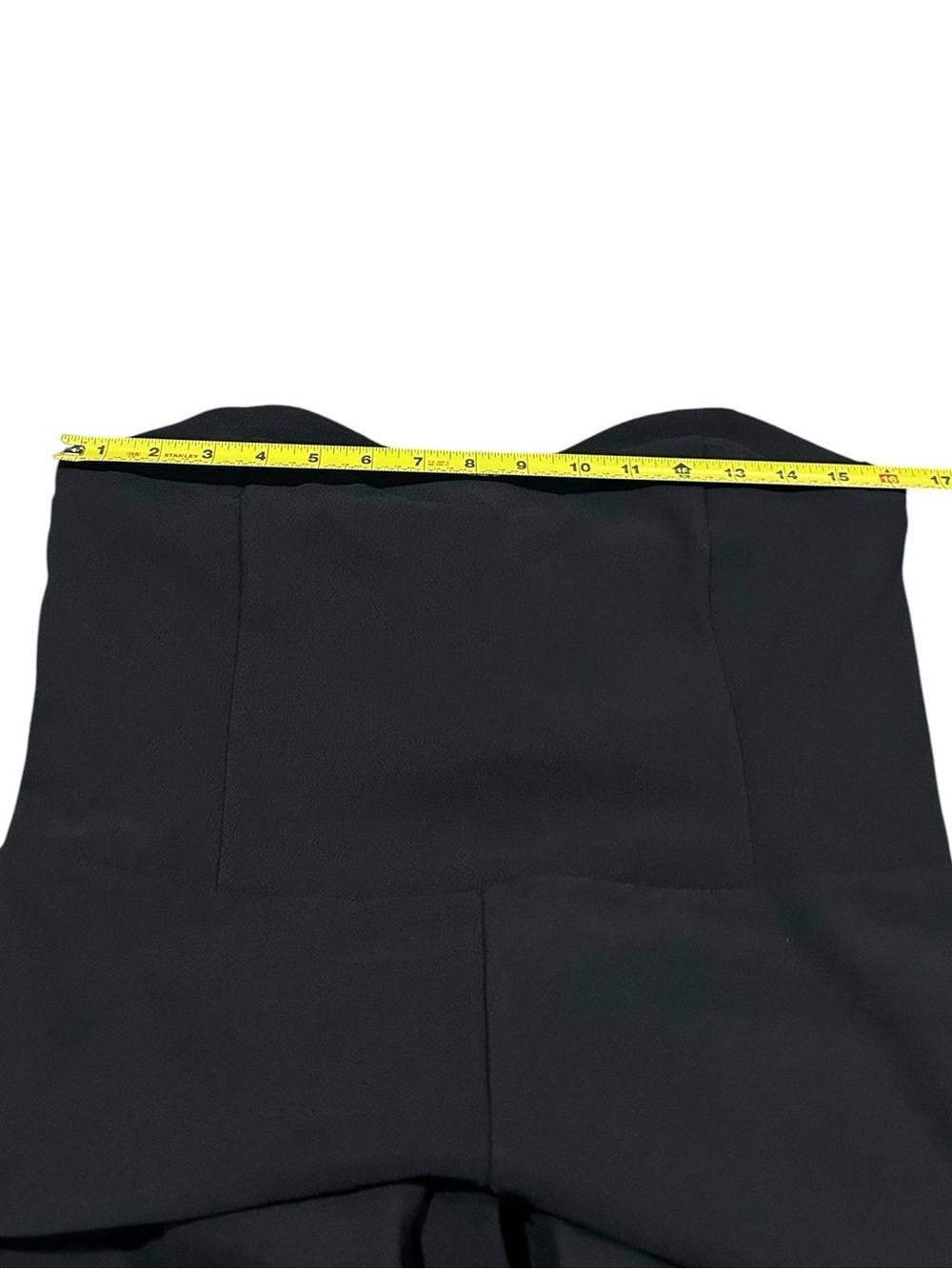 Abercrombie & Fitch Split Hem Wide-Leg Jumpsuit Pants Sz Large NWT Black - Picture 11 of 16